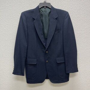 Arnold Palmer Tournament Blazer Mens 42R Sport Coat Navy Blue USA Golf Dress